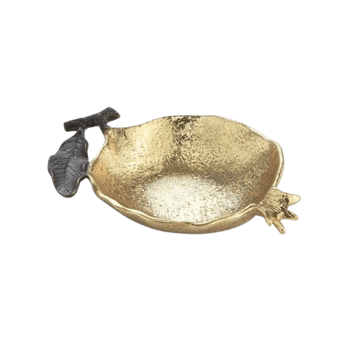 ALUMINIUM POMEGRANATE CASTING BOWL (GOLD)